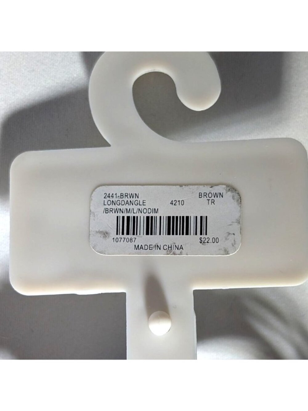 Francescas Millie Belt NWT Faux Leather Brown Womens M/L - Picture 3 of 6